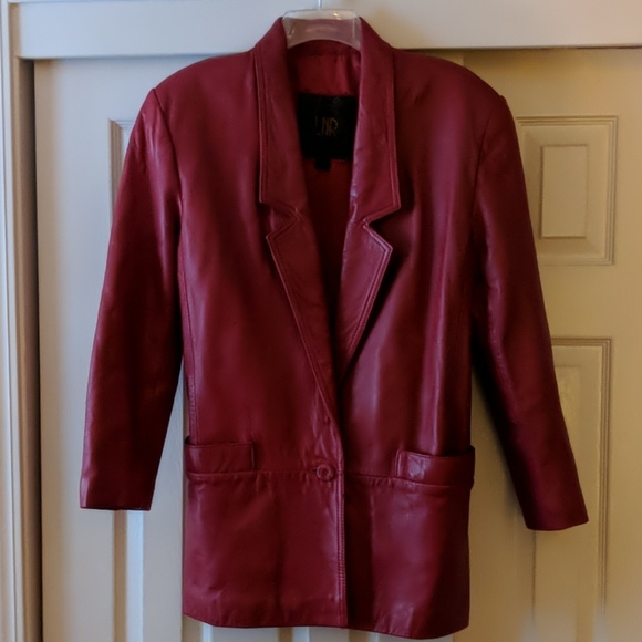 Red Leather Jacket - Picture 1 of 4